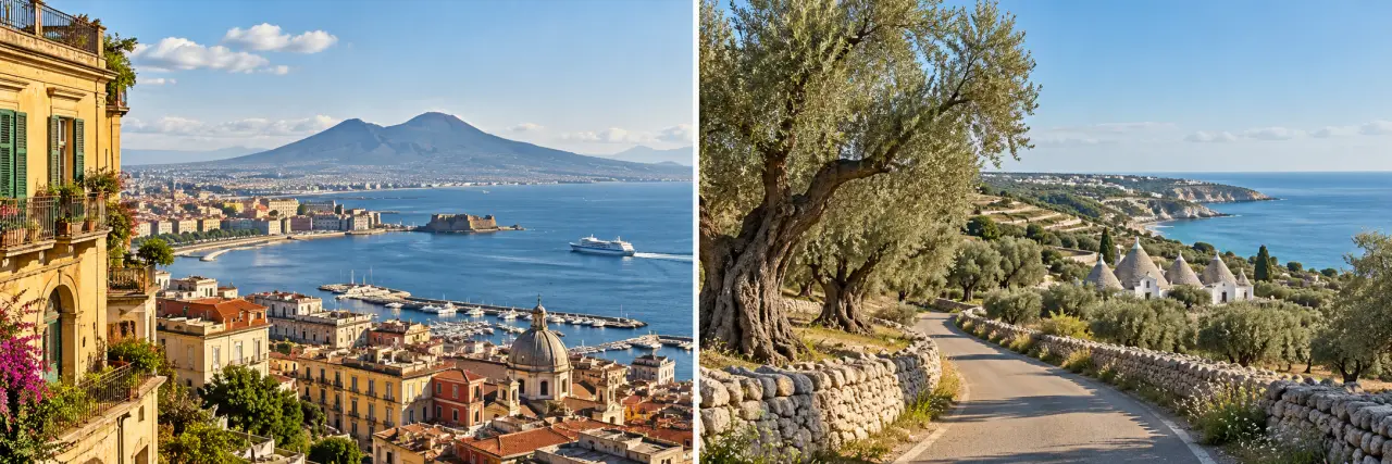 Sud de l’Italie : une semaine autour de Naples ou un circuit dans les Pouilles ?