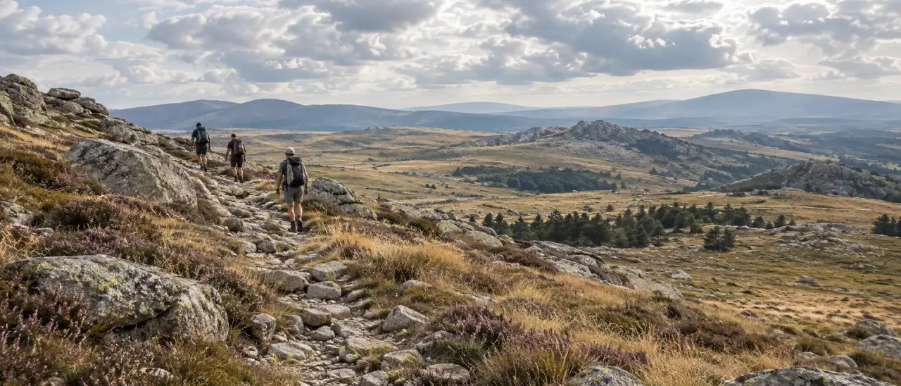 Le chemin de Stevenson est accessible aux marcheurs réguliers, avec un passage plus exigeant au Mont-Lozère