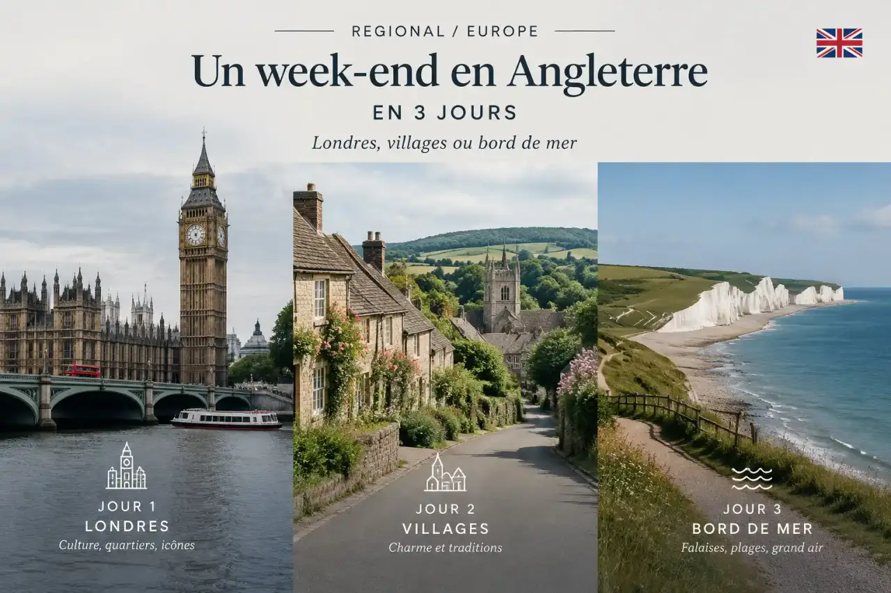 Un week-end en Angleterre en 3 jours : Londres, villages ou bord de mer