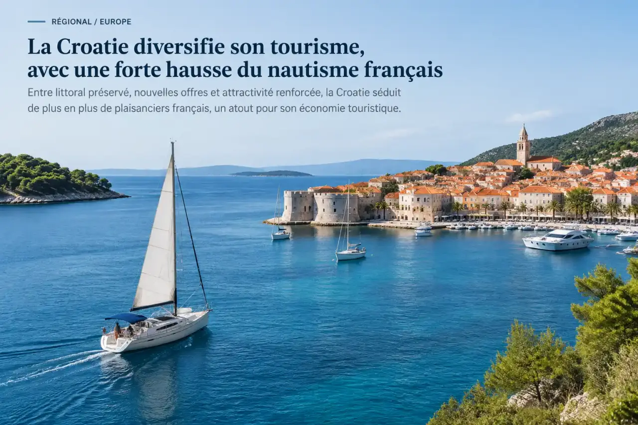 La Croatie diversifie son tourisme, avec une forte hausse du nautisme français