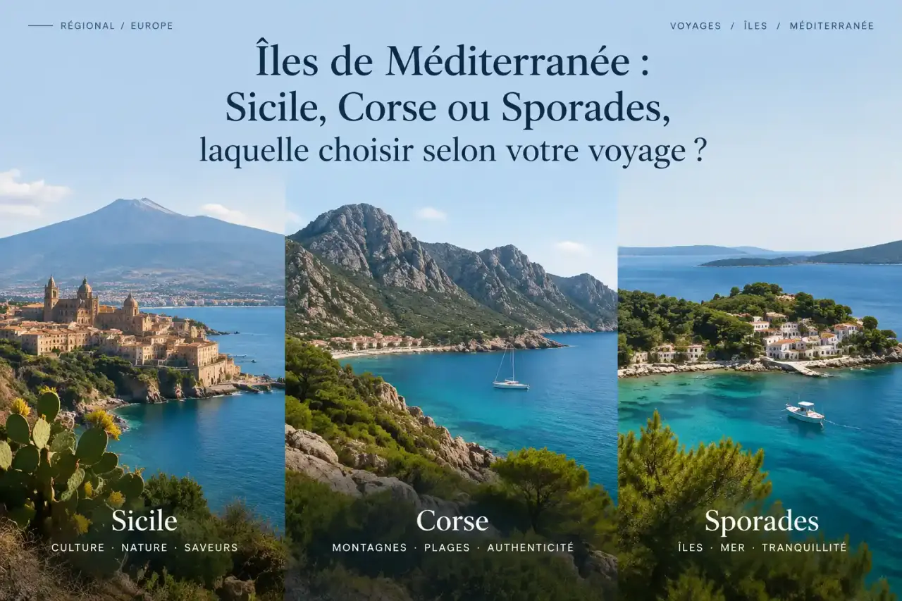 Îles de Méditerranée : Sicile, Corse ou Sporades, laquelle choisir selon votre voyage ?